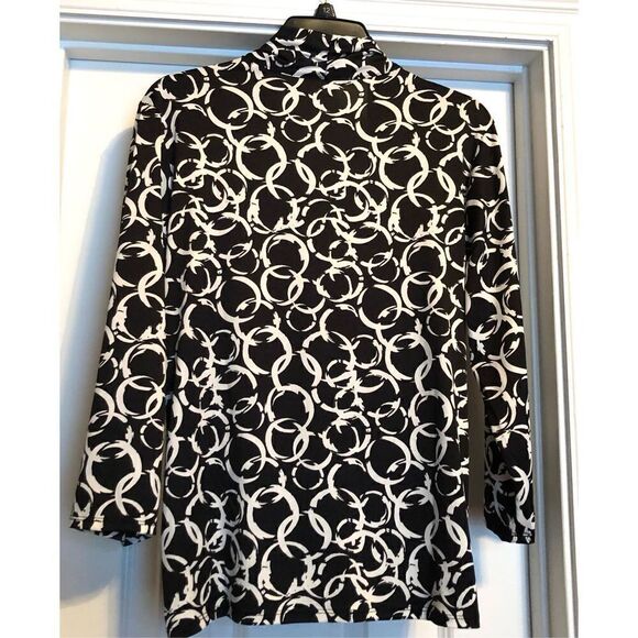 NY COLLECTION - NWT - 🌺HPX5🌺 - L Sz L Petite Printed 3/4 Open Cardigan w/Tank - Picture 4 of 16